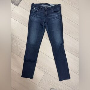 AG Jeans The Stilt Women's Dark Blue Jeans Size 27R